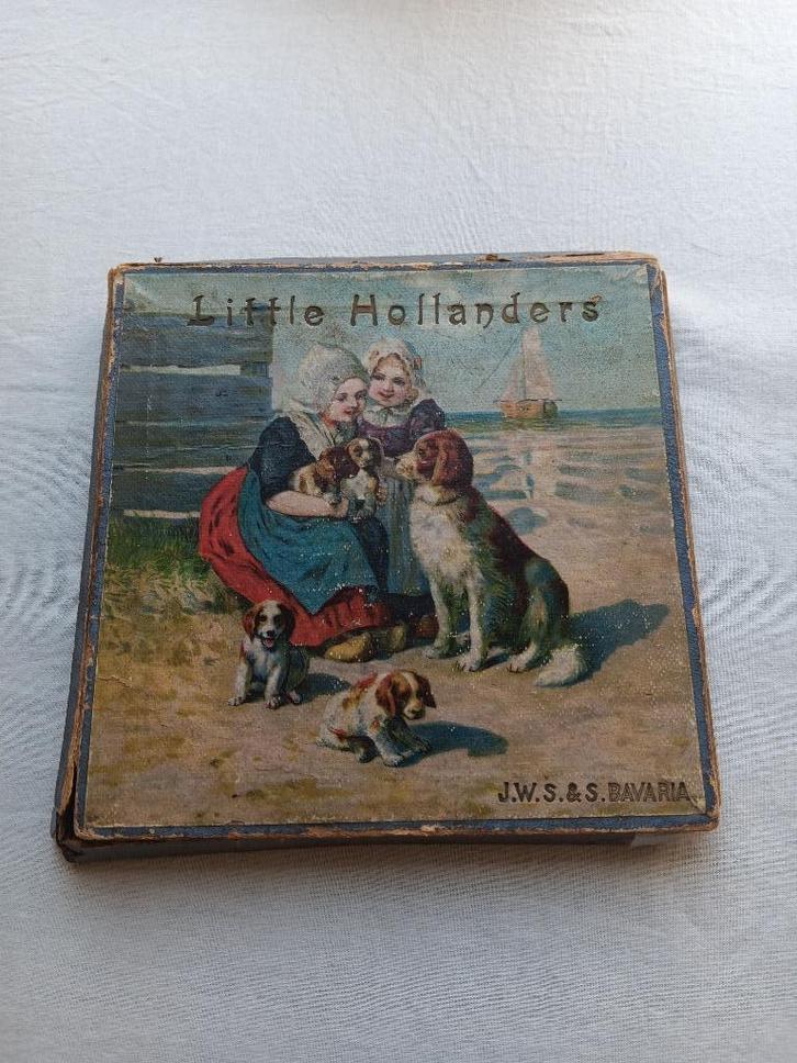 3 antieke puzzels "Little Hollanders" (Spears), ca. 1900, Antiek en Kunst, Antiek | Speelgoed, Ophalen of Verzenden