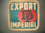 Bierviltje imperial Brussel 1 : 96 x 96 mm, Ophalen of Verzenden, Gebruikt, Viltje(s)