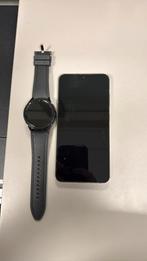 Samsung S24+ Galaxy Watch 6, Handtassen en Accessoires, Smartwatches, Gebruikt, Ophalen of Verzenden, Samsung, Grijs
