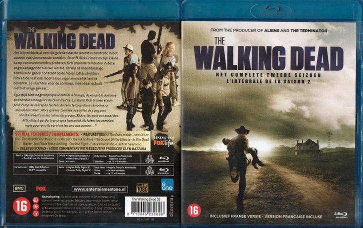 walking dead seizoen 2 (3 blu-ray) nieuw, Cd's en Dvd's, Blu-ray, Zo goed als nieuw, Horror, Boxset, Ophalen of Verzenden