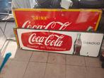 Coca Cola emaillebord 1960 ?  , 145x43 cm, Enlèvement