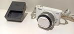 Nikon 1 J2 + 10-30mm digitale camera wit (nieuwstaat), Ophalen of Verzenden, Zo goed als nieuw, Nikon