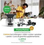 TM6+1Bol+Cutter+Spiralizer+Peeler+Slider+4ans garantie1499€, Zo goed als nieuw