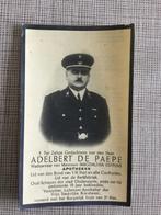 Brandweerman A.De Paepe Aalst +Oudenaarde 1939 ( Keppens), Ophalen of Verzenden, Bidprentje