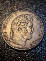 5 Franken 1848 Louis Phillipe |, Postzegels en Munten, Frankrijk, Zilver, Ophalen, Losse munt
