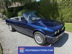 BMW 320i cabriolet | 1991 | Route 66 Auctions, Auto's, Zwart, Bedrijf, Handgeschakeld, Overige carrosserie