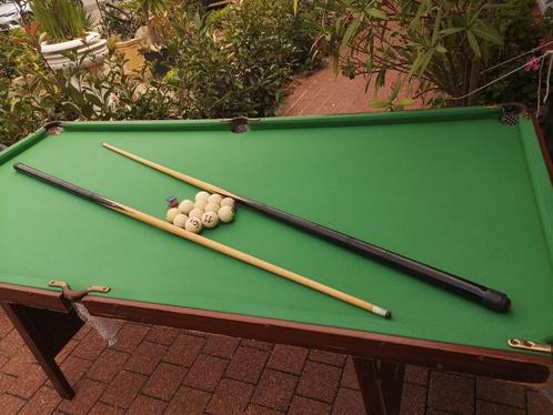 SNOOKERTAFEL  182x89.5x79cm, Sport en Fitness, Biljarten en Poolen, Gebruikt, Snookertafel, Ophalen