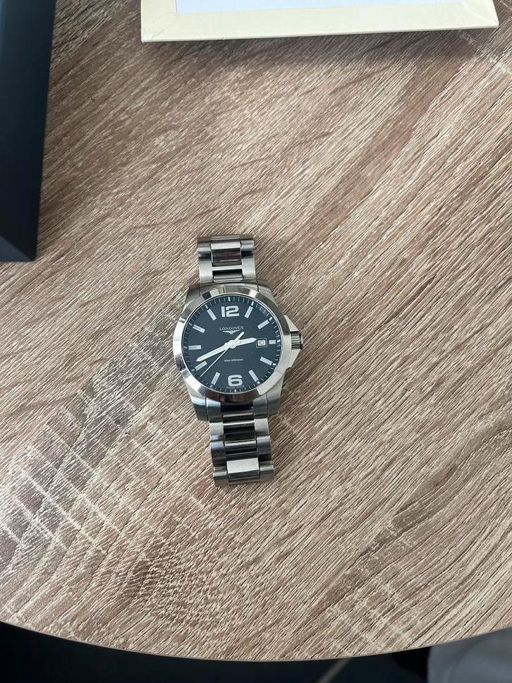 Montre Longines, Handtassen en Accessoires, Horloges | Heren, Zo goed als nieuw, Staal, Staal, Ophalen