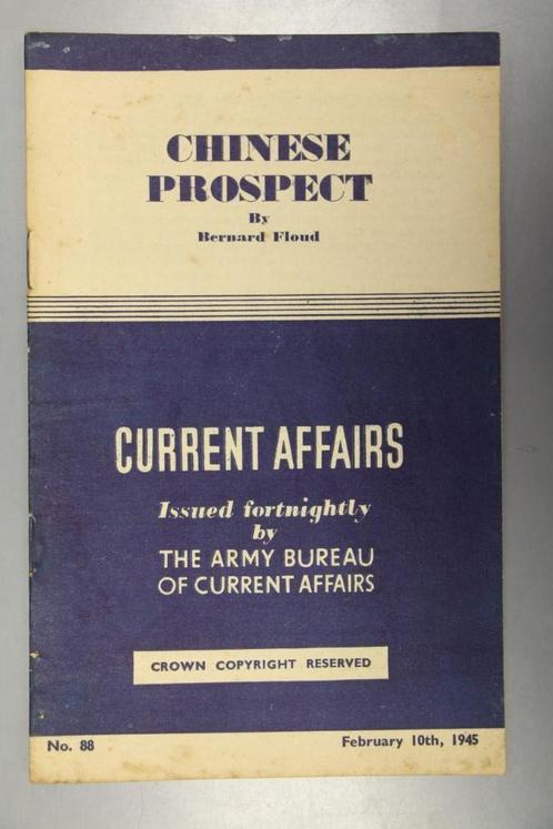 ARMY BUREAU of CURRENT AFFAIRES 1945 ABCA, Boeken, Oorlog en Militair, Gelezen, Algemeen, Tweede Wereldoorlog, Verzenden