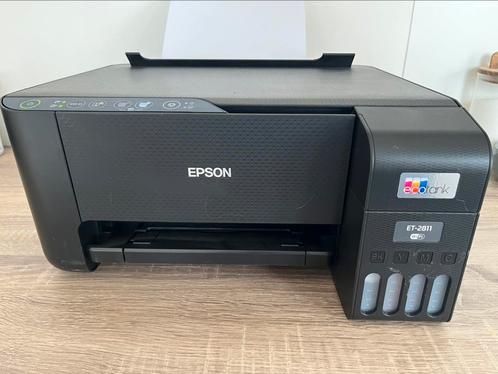 Epson EcoTank ET-2811Inkjetprinter, Computers en Software, Printers, Zo goed als nieuw, Printer, Scannen, Draadloos, Ophalen