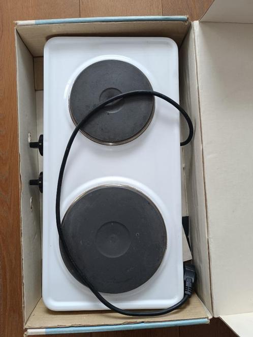 dubbele electrische kookplaat vrijstaand (camping kamperen), Elektronische apparatuur, Kookplaten, Gebruikt, Vrijstaand, Elektrisch