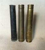 wo2 - Duitse 3,7 cm flak hulzen - LEEG, Verzamelen, Militaria | Tweede Wereldoorlog, Ophalen of Verzenden, Landmacht, Hulzen of Bodemvondsten