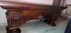 Table basse en bois massif au tête de belier, Antiquités & Art, Enlèvement
