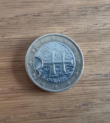 Zeldzame Munt €1 Slovenko 2009, Postzegels en Munten, Munten | Europa | Euromunten, 1 euro, Ophalen of Verzenden, Losse munt, Goud