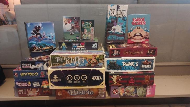 Diverse bordspellen, Hobby en Vrije tijd, Gezelschapsspellen | Bordspellen, Zo goed als nieuw, Een of twee spelers, Drie of vier spelers