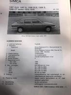 Simca 1307-1308, Ophalen of Verzenden