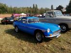 Belle Oldtimer MGB 1978 dans un état presque neuf, Autos, Cuir, Bleu, Achat, 2 places