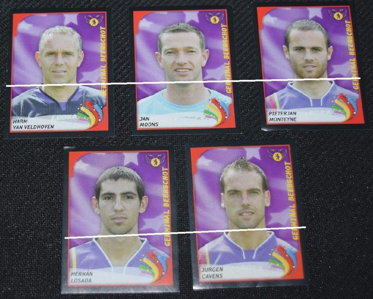 Panini Football 2008/Germinal Beerschot/5 autocollants, Collections, Articles de Sport & Football, Comme neuf, Affiche, Image ou Autocollant