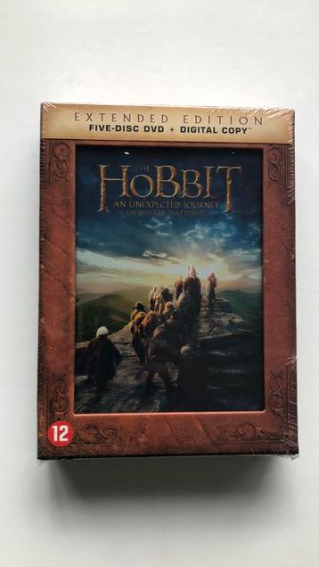 The Hobbit an unexpected journey 5 DVD's Nieuw in verpakking
