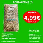 HERFSTPROMO HOUTPELLETS 4,99€/zak, Tuin en Terras, 6 m³ of meer, Ophalen, Overige houtsoorten