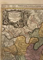 Agri Parisiensis Tabula particularis... - ca1720, Antiek en Kunst, Kunst | Etsen en Gravures, Ophalen of Verzenden