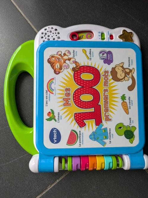 Mes 100 1er mots VTech piles tb état anglais francais, Kinderen en Baby's, Speelgoed | Vtech, Zo goed als nieuw, 2 tot 4 jaar