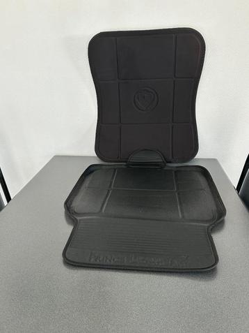 Protection noir/gris pour siège de voiture, Enlèvement ou Envoi, Utilisé, Ceinture de sécurité ou Isofix