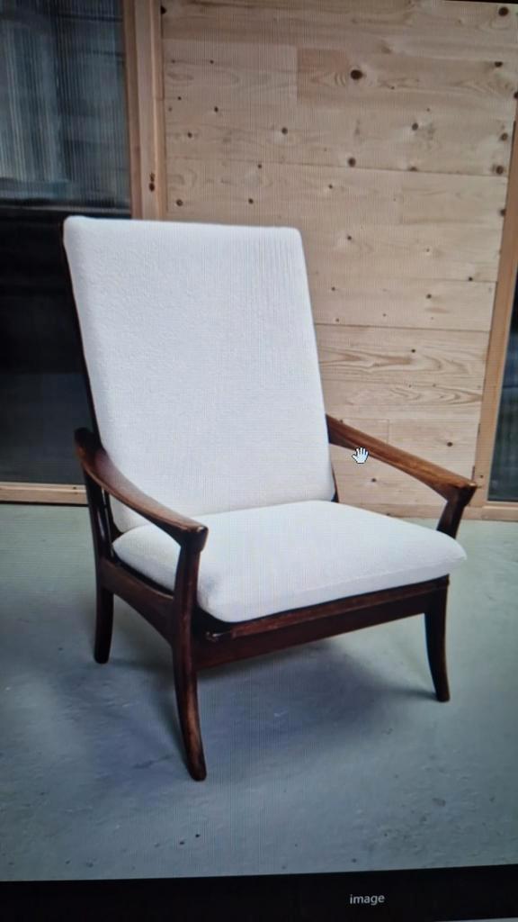 Vintage, Huis en Inrichting, Fauteuils, Gebruikt, Ophalen