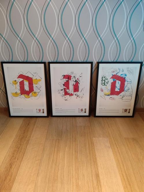 Duvel litho / kader set, Verzamelen, Biermerken, Zo goed als nieuw, Duvel, Ophalen