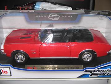 amerikaanse modelauto's op 1/18 beschikbaar voor biedingen