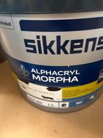 Sikkens Alphacryl morpha blauwgroene muurverf 10liter, Ophalen, Nieuw, Acrylverf