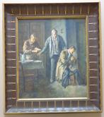 ALPHONSE MATAIVE / VERLOREN ZOON / OLIEVERF / 46x41cm KADER, Ophalen of Verzenden