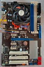 Asrock M3N78D met AMD Phenom II X4 3.2 Ghz, Ophalen of Verzenden, Zo goed als nieuw, AMD, DDR