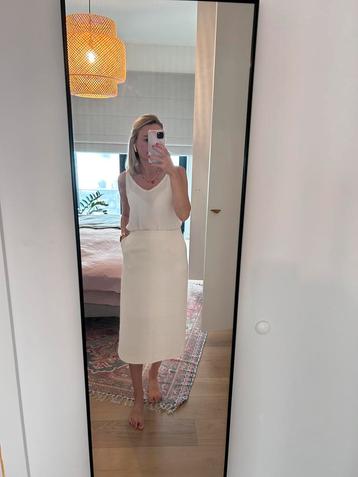 Lange rok, Taille 38/40 (M), Enlèvement ou Envoi, Porté, Blanc