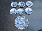 delfts blauw kleine bordjes Royal Goedewaagen, Ophalen of Verzenden