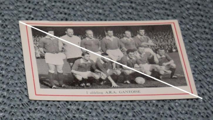 A.R.A  La Gantoise ( AA Gent ) Oud fotokaartje 8,3 x 5,3 cm, Verzamelen, Sportartikelen en Voetbal, Zo goed als nieuw, Spelerskaart