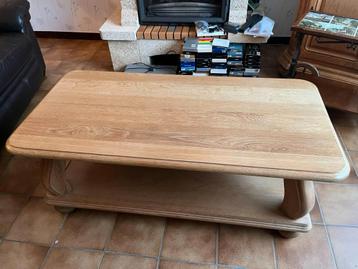 Table basse en bois massif, Enlèvement, Utilisé, Chêne