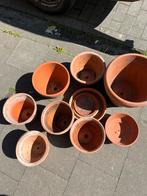 Set terracotta bloempotten, Tuin en Terras, Bloembakken en Plantenbakken, Ophalen, Gebruikt, Overige materialen