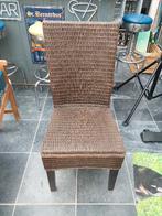 6 Rieten stoelen, Huis en Inrichting, Stoelen, Ophalen, Riet of Rotan, Riet, Gebruikt