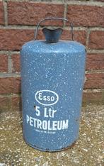 Emaille petroleum kan Esso, Verzamelen, Ophalen of Verzenden, Gebruikt, Gebruiksvoorwerp