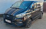 Ford Transit Custom SPORT 2.0 170pk Automaat,  Dub cab, 5pl, 1995 cc, Leder en Stof, Zwart, 5 deurs