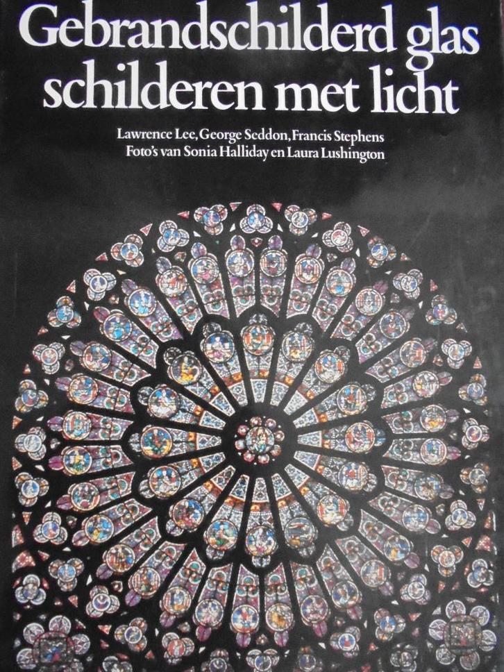 Gebrandschilderd Glas  1, Antiek en Kunst, Antiek | Glaswerk en Kristal, Verzenden