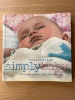 Patrons tricot anglais Debbie Bliss Simply Baby, Livres, Comme neuf, Enlèvement ou Envoi