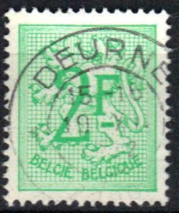 Belgie 1968 - Yvert/OBP 1443 - Cijfer op heraldieke lee (ST)