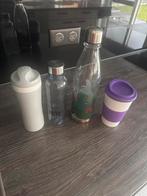 Set flessen, Sport en Fitness, Drinkbussen, Ophalen of Verzenden, Zo goed als nieuw