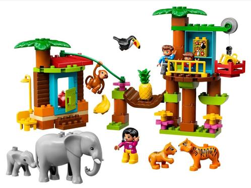 LEGO DUPLO 10906 L'île tropicale (usagé, sans boîte), Kinderen en Baby's, Speelgoed | Duplo en Lego, Zo goed als nieuw, Duplo