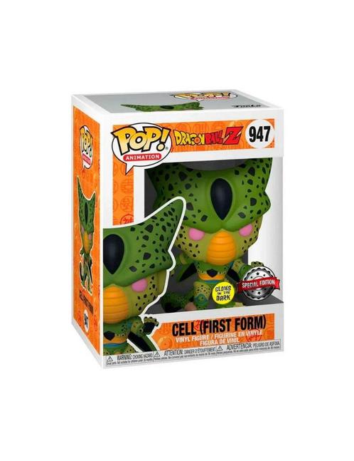 Funko POP Dragon Ball Z Cell First Form (947) Special Ed., Collections, Jouets miniatures, Neuf, Envoi