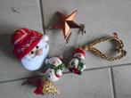 6 ACCESSOIRES+KAARSENHOUDERS VOOR 0,25 EURO, Overige materialen, Gebruikt, Ophalen of Verzenden, Kaars