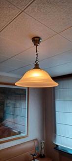 Hanglamp Albany uit jaren 80, Huis en Inrichting, Lampen | Vloerlampen, Ophalen of Verzenden, Gebruikt, Glas, Vintage