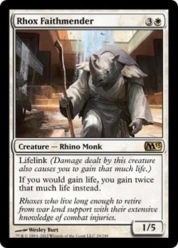 Rhox Faithmender - M13 - MTG - NM beschikbaar voor biedingen